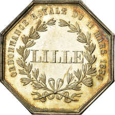 Francia, Token, Caisse d'épargne et de prévoyance de Lille, 1860, Borrel, SPL