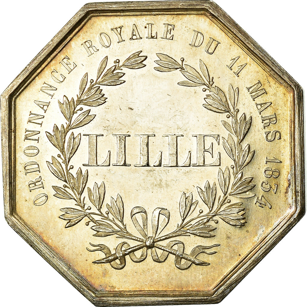 France, Token, Caisse d'épargne et de prévoyance de Lille, 1860, Borrel