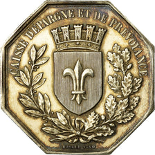 France, Jeton, Caisse d'épargne et de prévoyance de Lille, 1860, Borrel, SPL