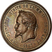 Francja, Medal, Napoléon III, Visite de la Chambre de Commerce de Lille, 1867