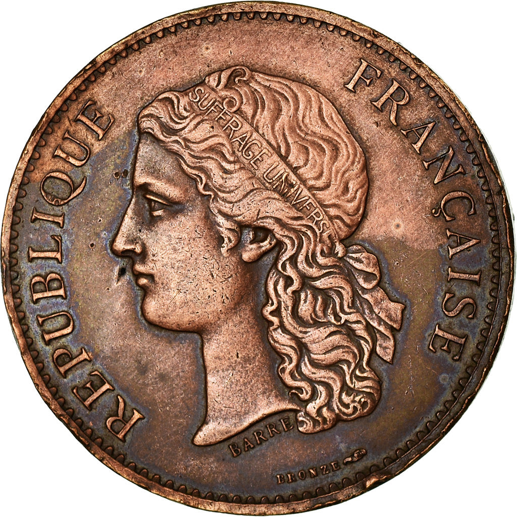 France, Medal, Exposition universelle de Paris, 1889, Barre, EF(40-45), Bronze