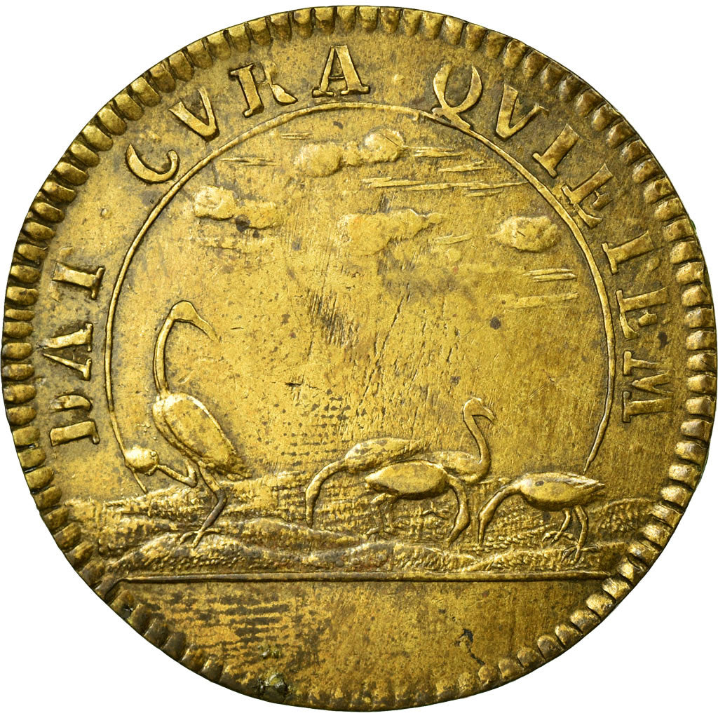 France, Token, Royal, EF(40-45), Copper, Feuardent:12853