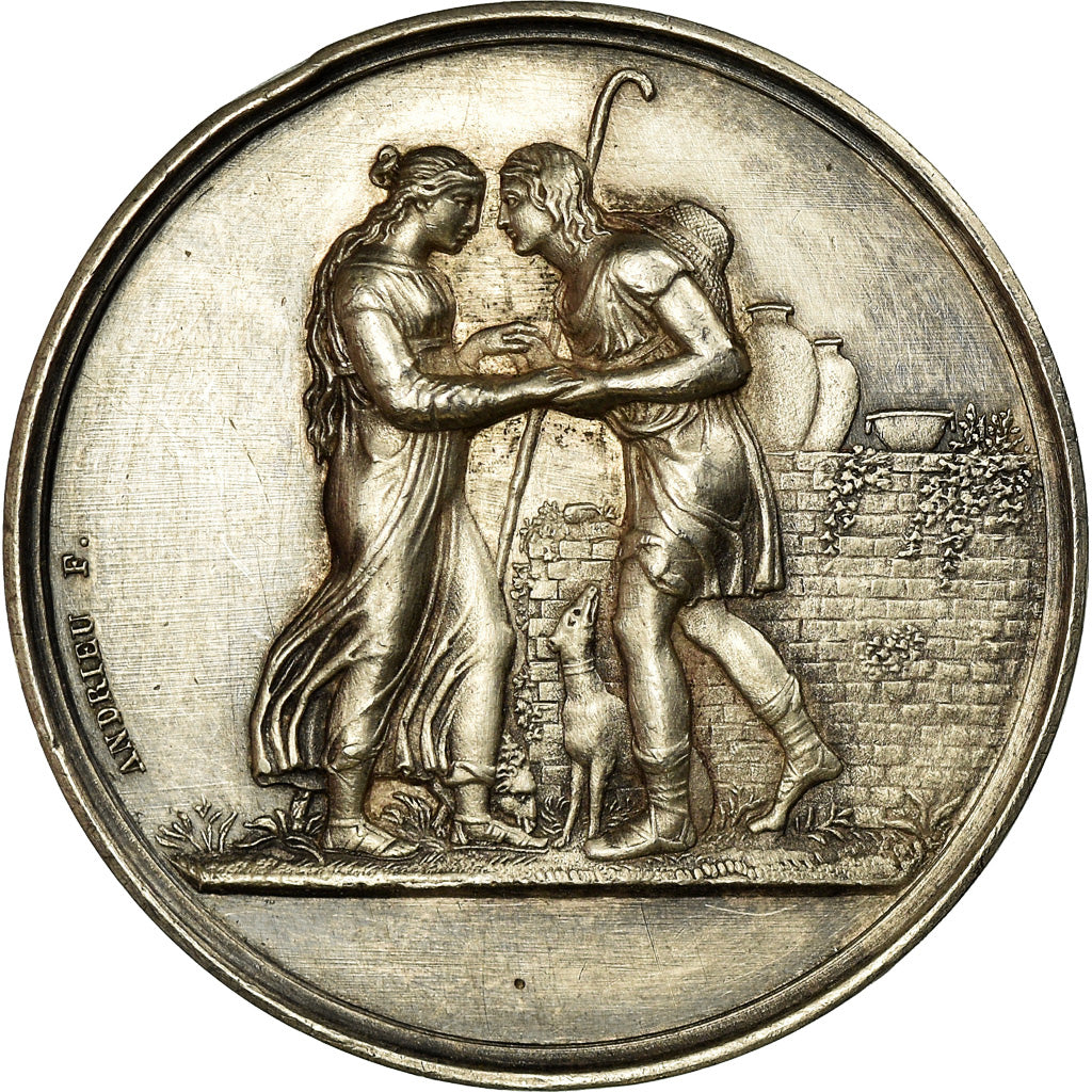 França, Medal, Médaille de mariage, Crenças e religiões, Andrieu, MS(63)