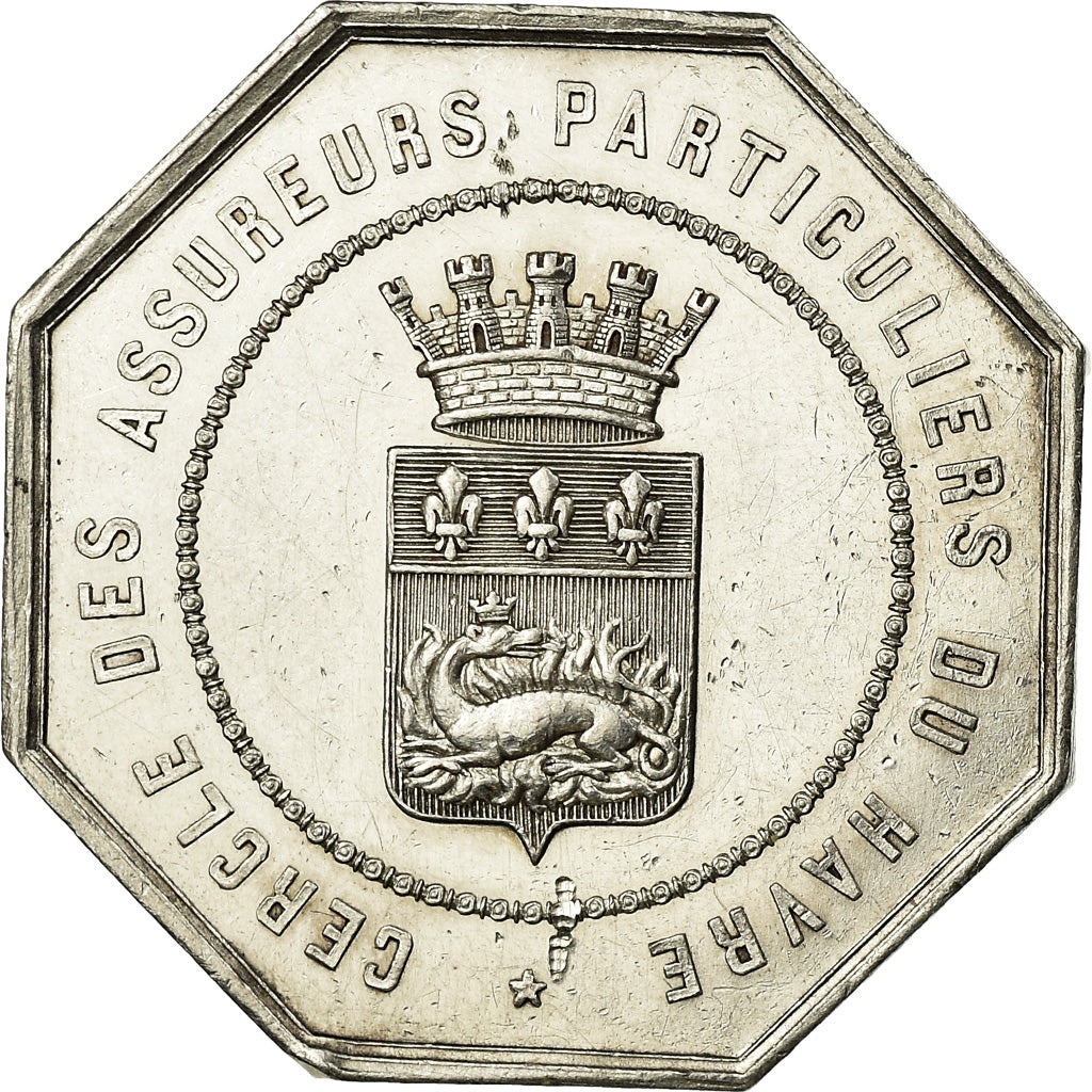 Francja, Token, Cercle des Assureurs Particuliers du Havre, Wysyłka, Undated