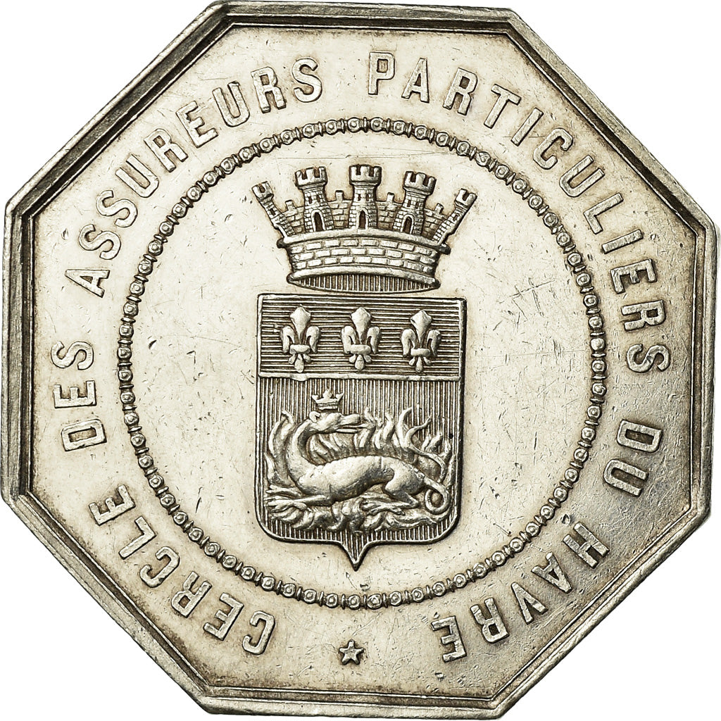 Francja, Token, Cercle des Assureurs Particuliers du Havre, Wysyłka, Undated