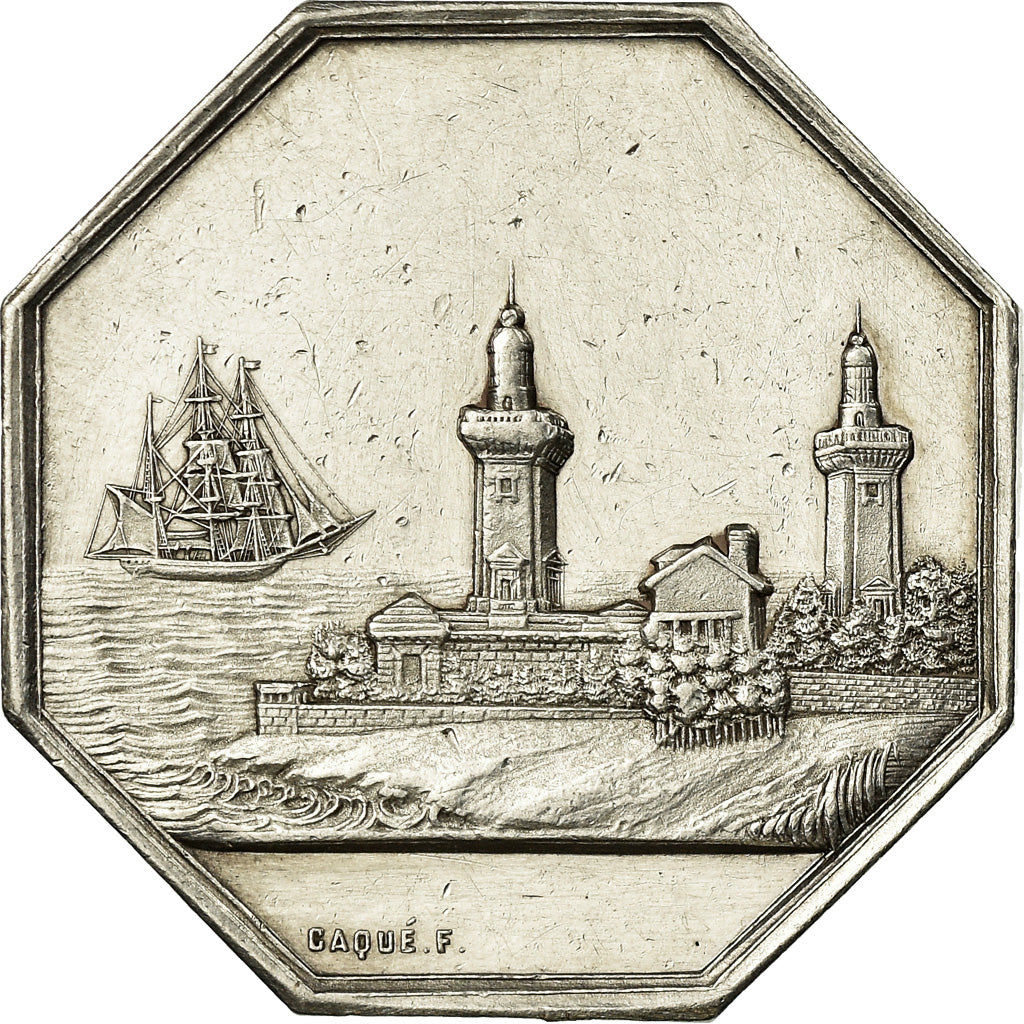 Frankreich, Token, Cercle des Assureurs Particuliers du Havre, Shipping, Caqué