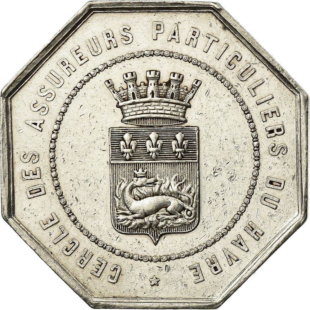 França, Token, Cercle des Assureurs Particuliers du Havre, Navegação, Caqué