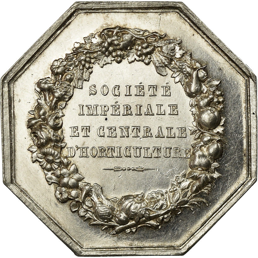 Frankreich, Token, Napoléon III, Société Impériale d'Horticulture de France