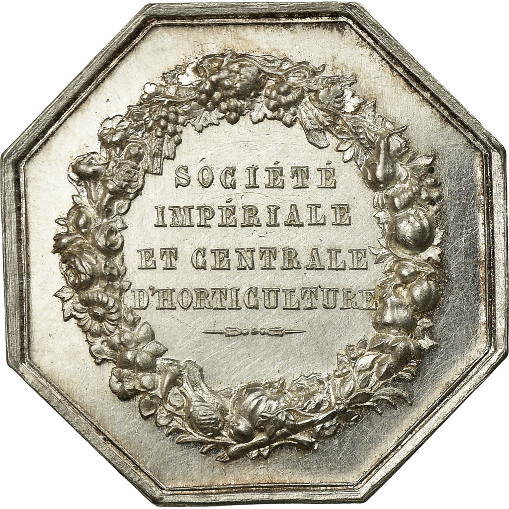 Francia, Token, Napoléon III, Société Impériale d'Horticulture de France, De