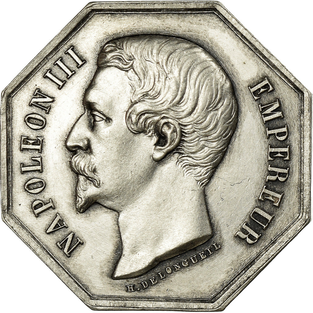 France, Jeton, Napoléon III, Société Impériale d'Horticulture de France, De