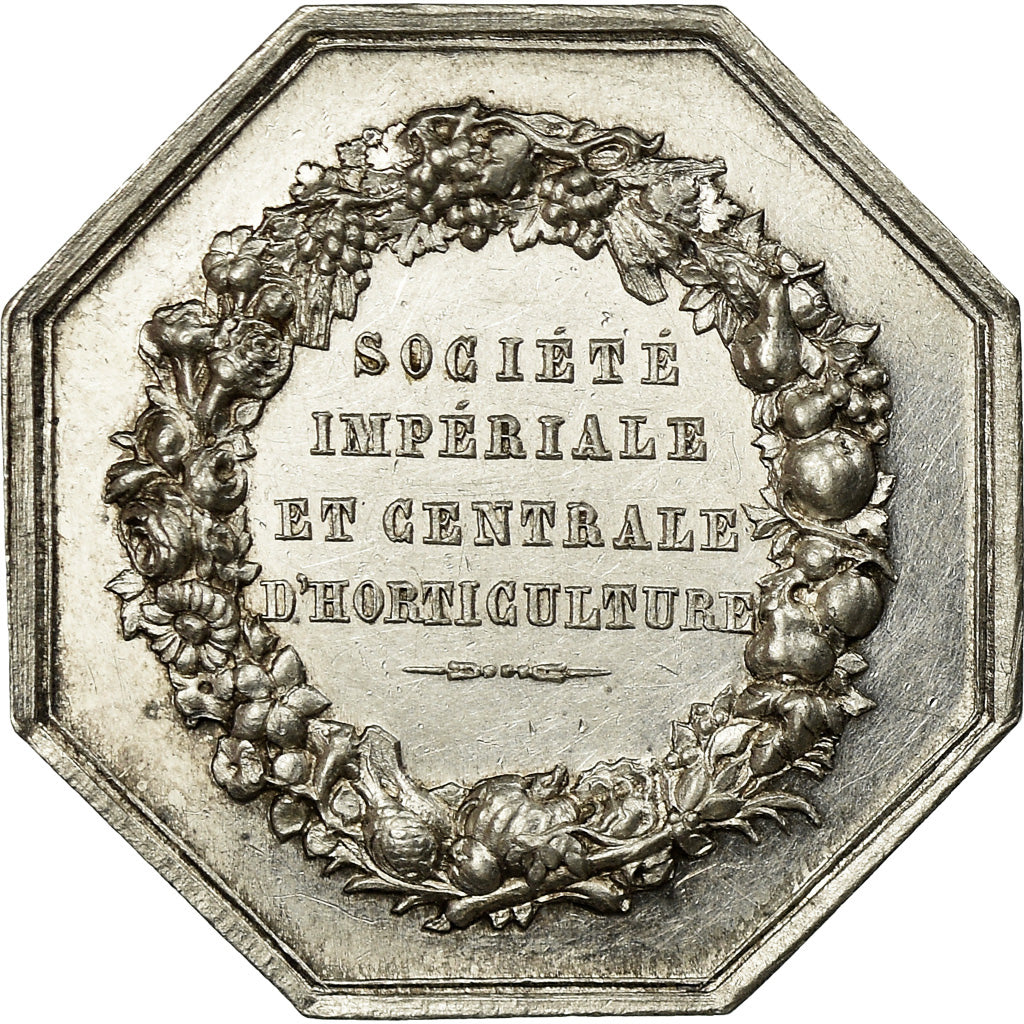 Francia, Token, Napoléon III, Société Impériale d'Horticulture de France, De