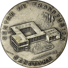 Francia, medaglia, Centre de Transfusion Sanguine, Rouen, BB+, Bronzo argentato