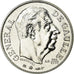 France, Medal, Général De Gaulle, 1980, Santucci, MS(64), Silver