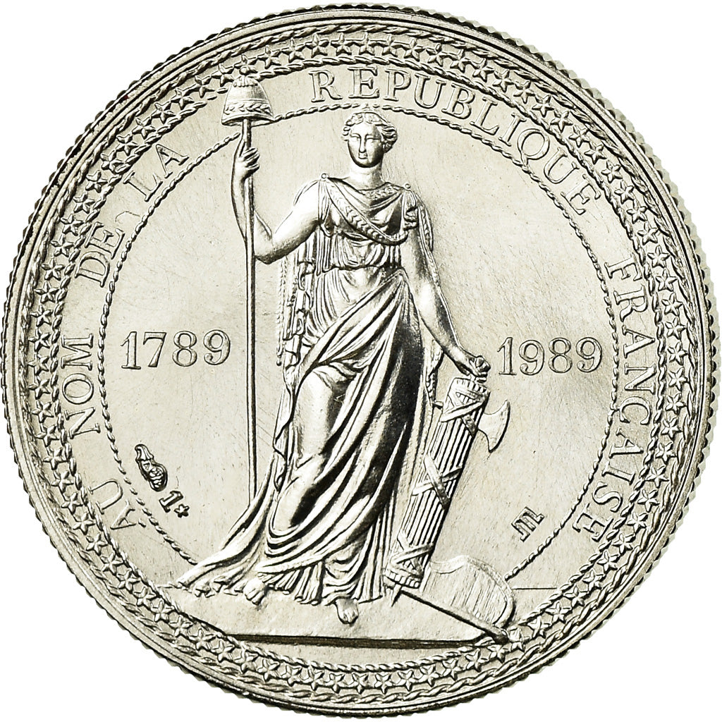 France, Medal, Bicentenaire de la Révolution Française, History, 1989