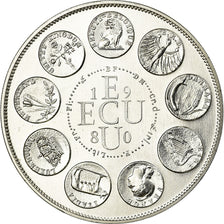 France, Médaille, Ecu Europa, Europe Assise, 1980, Rodier, FDC, Argent