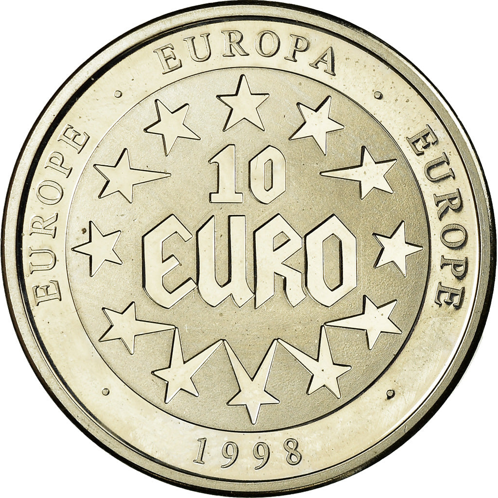 Germany, Medal, 10 Euro Europa, 1998, MS(63), Copper Plated Silver