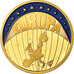 France, Medal, Ecu Europa, 1999, MS(63), Copper Gilt