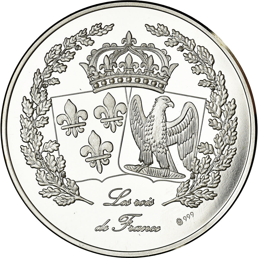 Francia, medaglia, Les Rois de France,  Henri IV, History, FDC, Argento