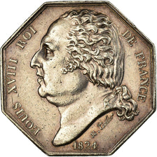 France, Token, Chambre de Commerce, Havre de Grace, Louis XVIII, Tiolier