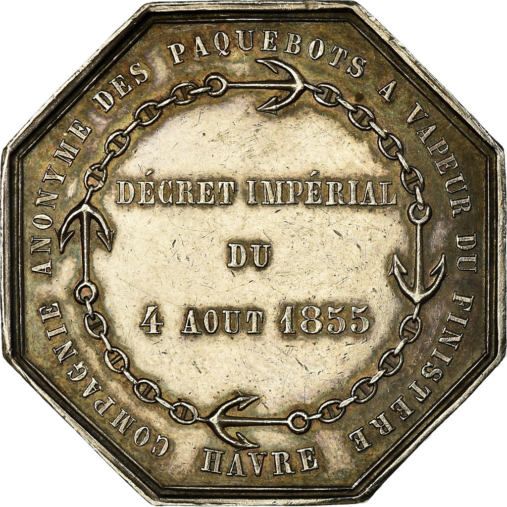 France, Token, Le Havre, Compagnie Anonyme des Paquebots à vapeur du