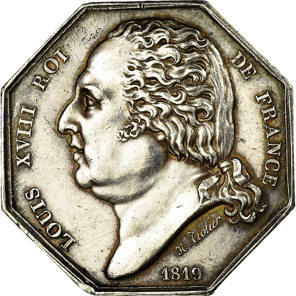 Frankreich, Token, Louis XVIII, Conseil Municipal du Havre de Grace, 1819