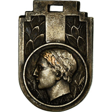 Francia, medaglia, Marianne, Paris-Normandie, BB, Bronzo argentato