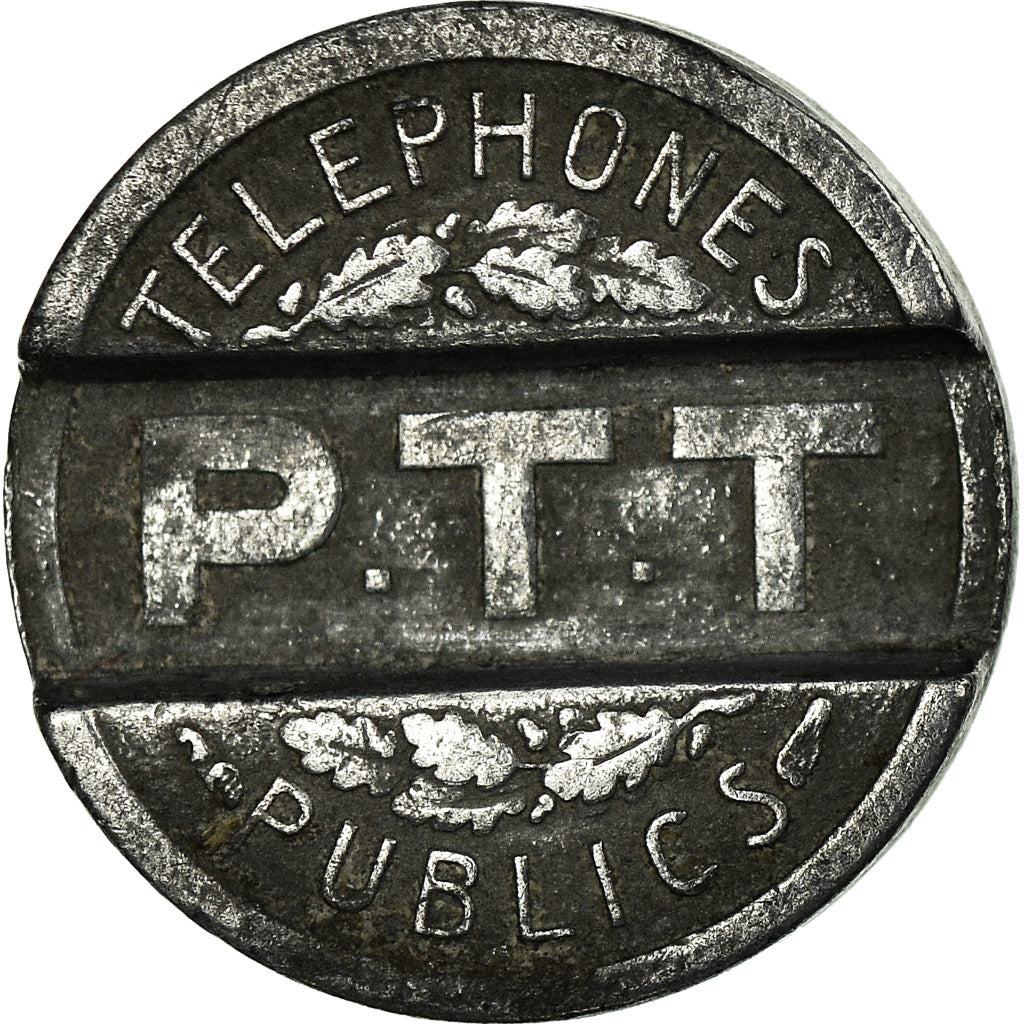 France, Token, PTT Téléphone Public, Marianne, 1937, Bazor, EF(40-45)