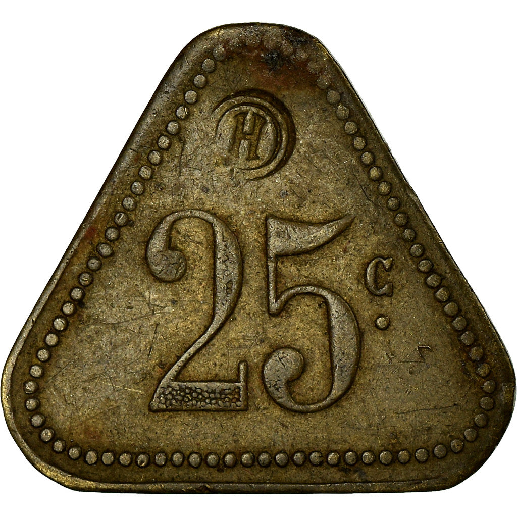 France, Token, Nécessité, 25 Centimes, Compagnie de Tramway, Le Havre