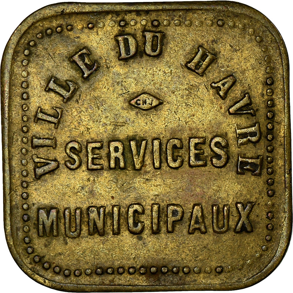 Frankreich, Token, Nécessité, Services Municipaux de la Ville du Havre, SS+
