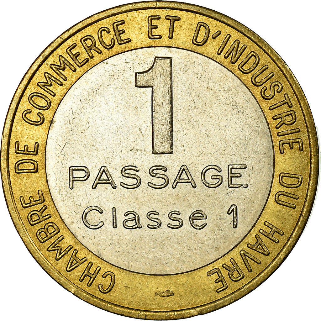 France, Token, Pont de Tancarville, 1 Passage, Le Havre, 1995, MS(60-62)