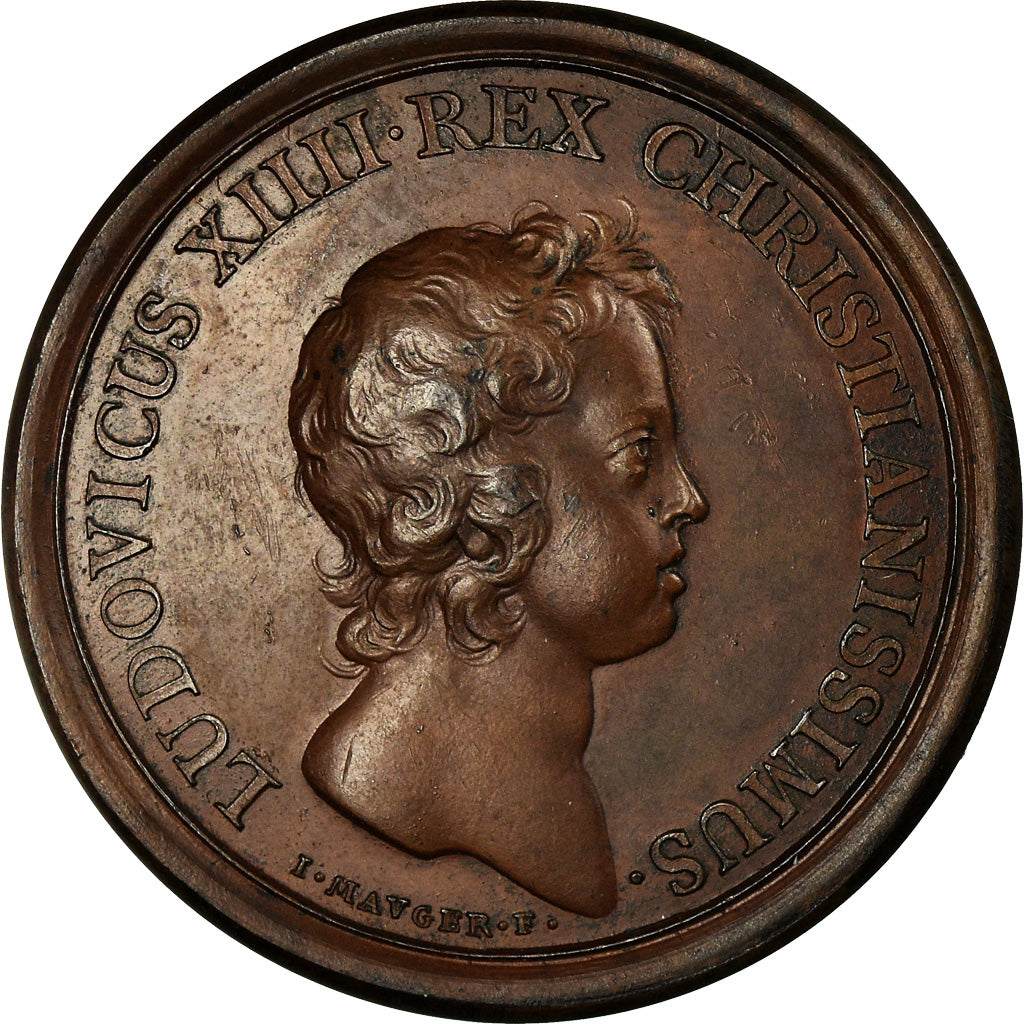 França, Medal, Louis XIV, Prise de Tortosa, História, 1648, Mauger, MS(60-62)