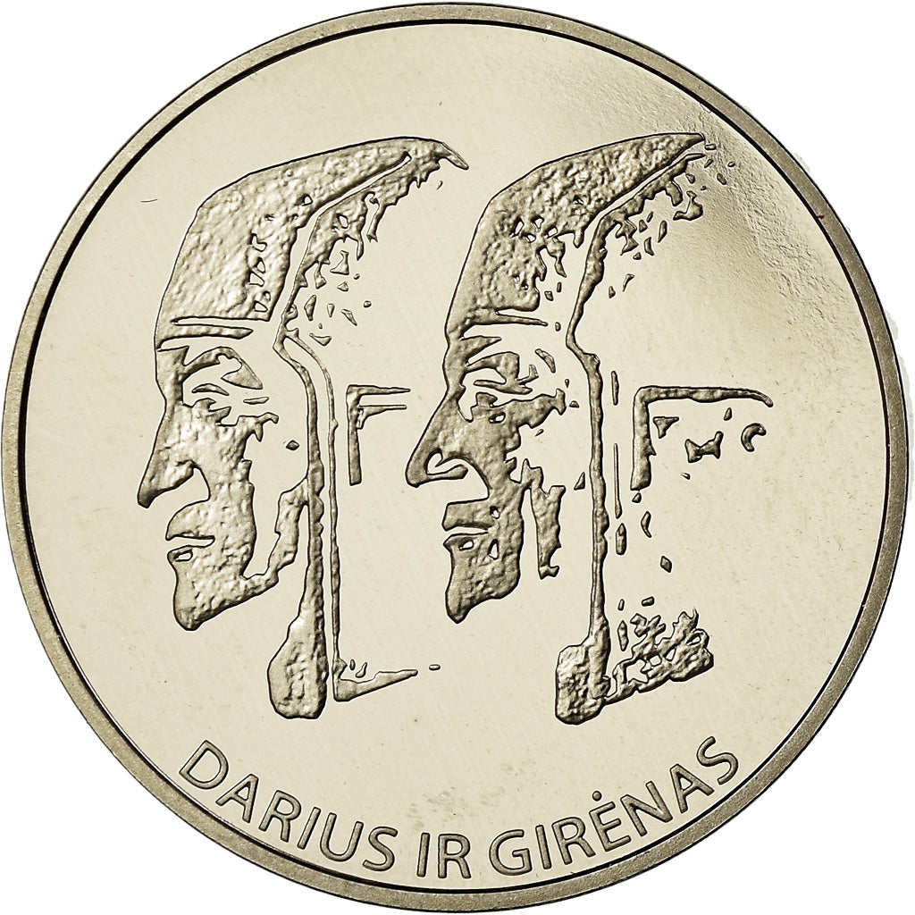 Lithuania, Medal, Darius Ir Girenas, New-York - Kaunas, Aviation, MS(65-70)