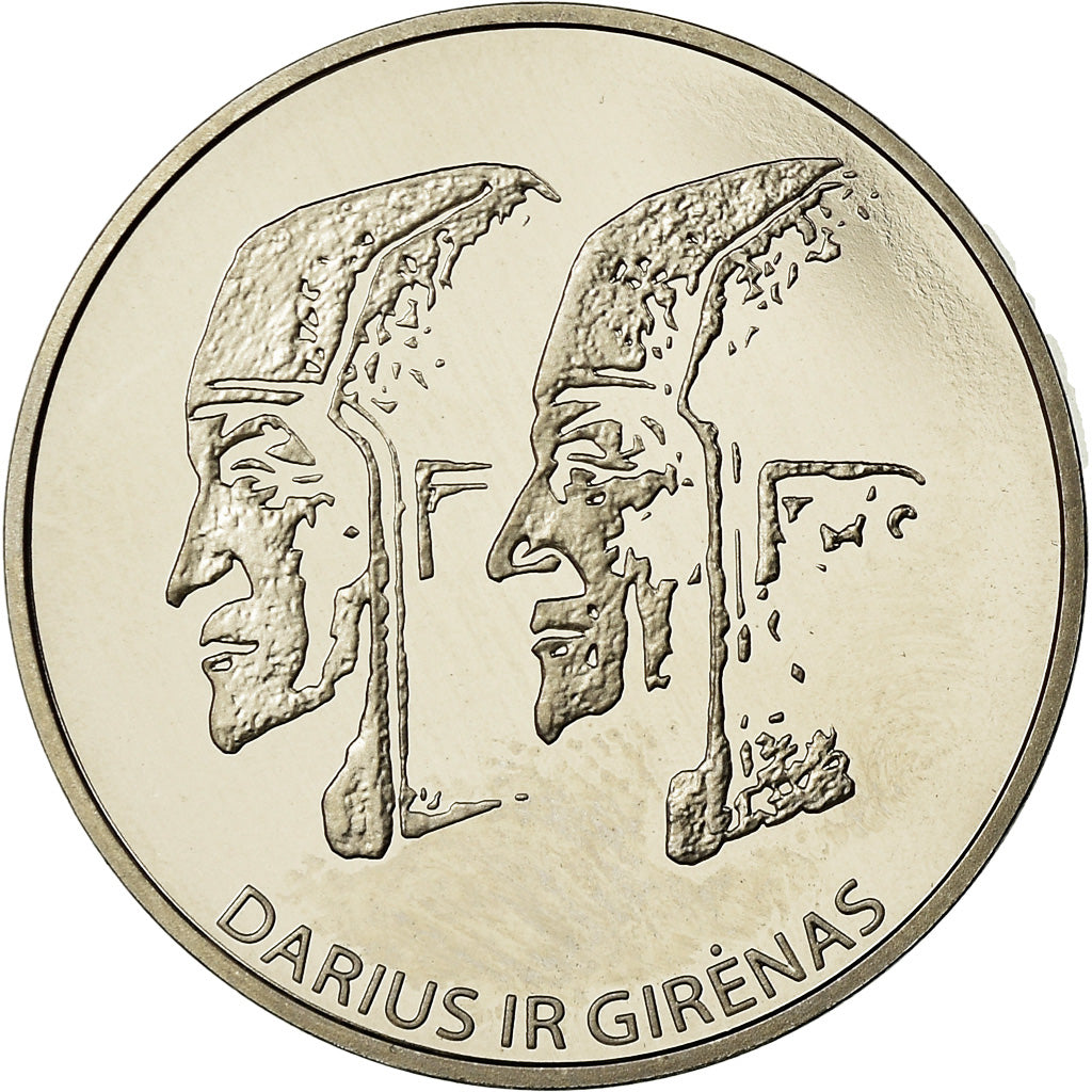 Lithuania, Medal, Darius Ir Girenas, New-York - Kaunas, Aviation, MS(65-70)