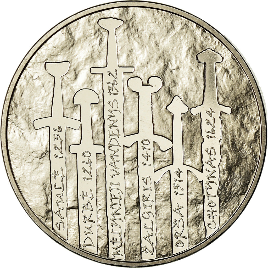 Lithuania, Medal, The Great Battles, History, 2013, MS(65-70), Copper-nickel
