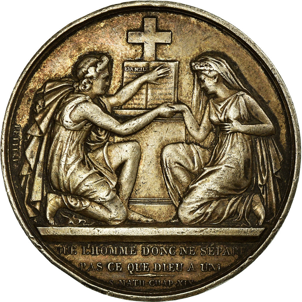 França, Medal, Mariage, Religion, Crenças e religiões, Petit, AU(55-58)