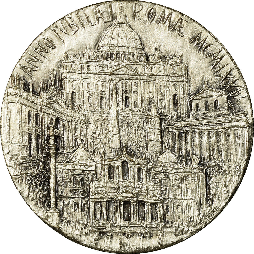 Watykan, Medal, Jubilé pour l'Année Sainte, Rome, 1975, MS(60-62), Brąz