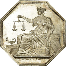 France, Token, Chambre des Notaires de l'Arrondissement de Béthune, 1854