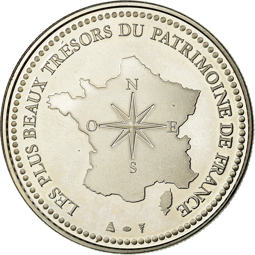 Francia, medaglia, le Mont-Saint-Michel, Geography, SPL+, Rame-nichel