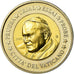 Vatican, Medal, 2 E, Essai-Trial Jean Paul II, 2005, MS(65-70), Bi-Metallic