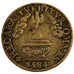 France, Royal, Token, 1584, EF(40-45), Copper, Feuardent #7925, 5.37