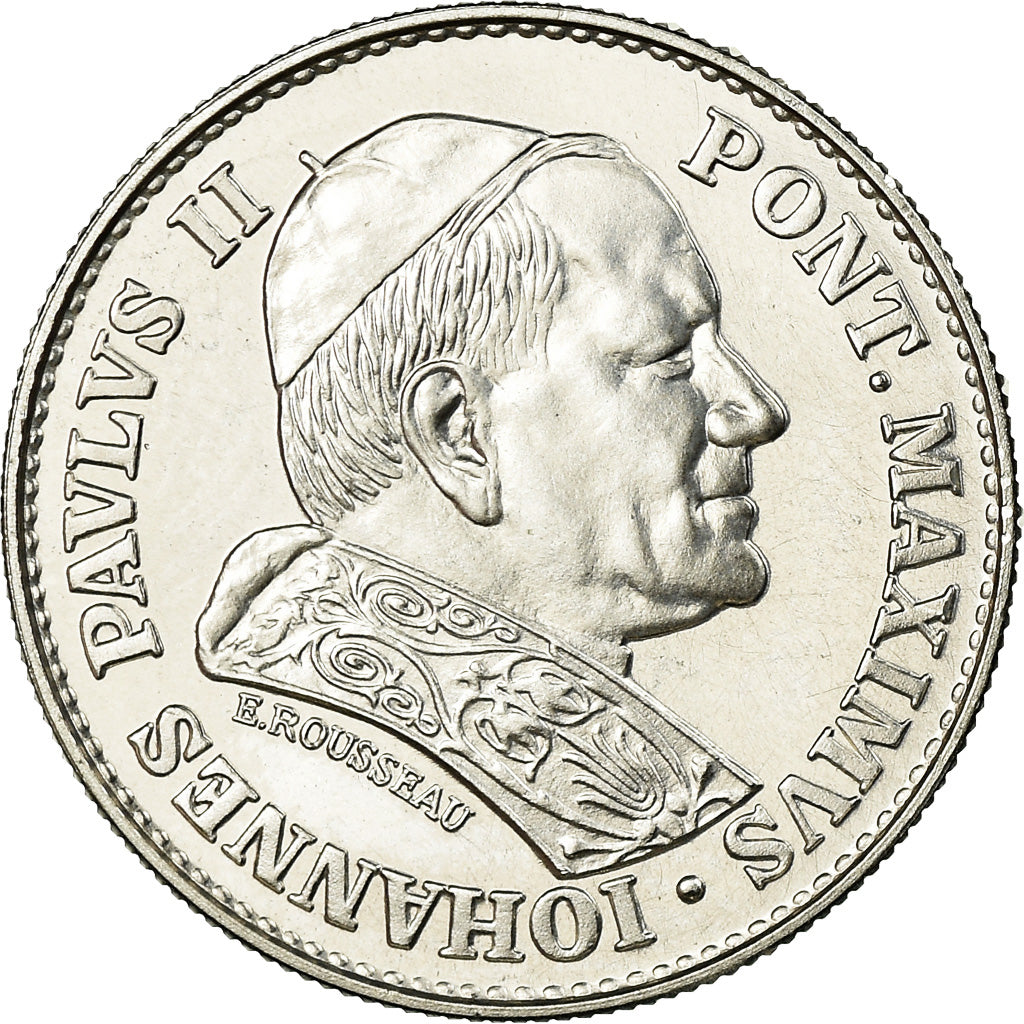 Vaticano, medaglia, Les Voyages de Jean-Paul II, Paris-Lisieux, 1980, Rousseau