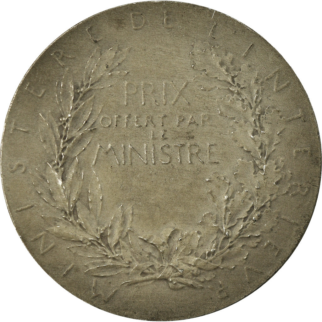 Francia, medaglia, Marianne Casquée, Ministère de l'Intérieur, Roty, BB+