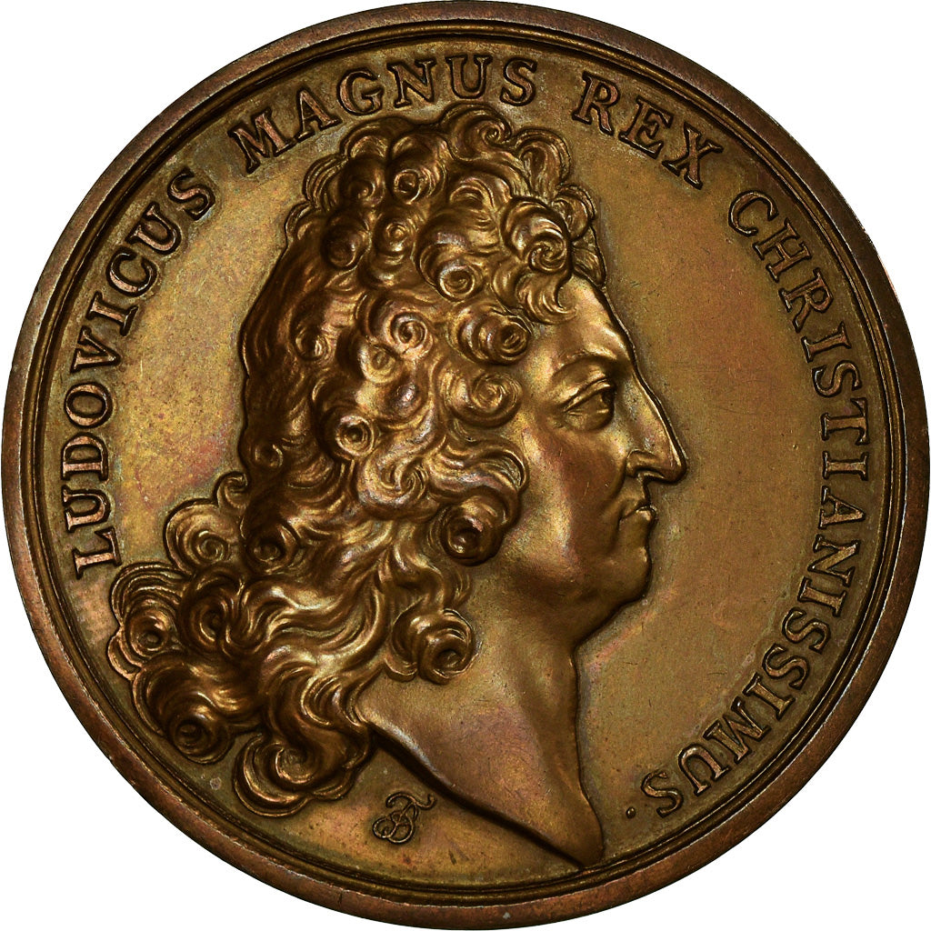 France, Médaille, Louis XIV, Départ de Philippe V, Roi d'Espagne, History