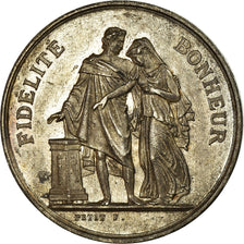 Frankreich, Medaille, Mariage, Fidélité Bonheur, Religions & beliefs, Petit