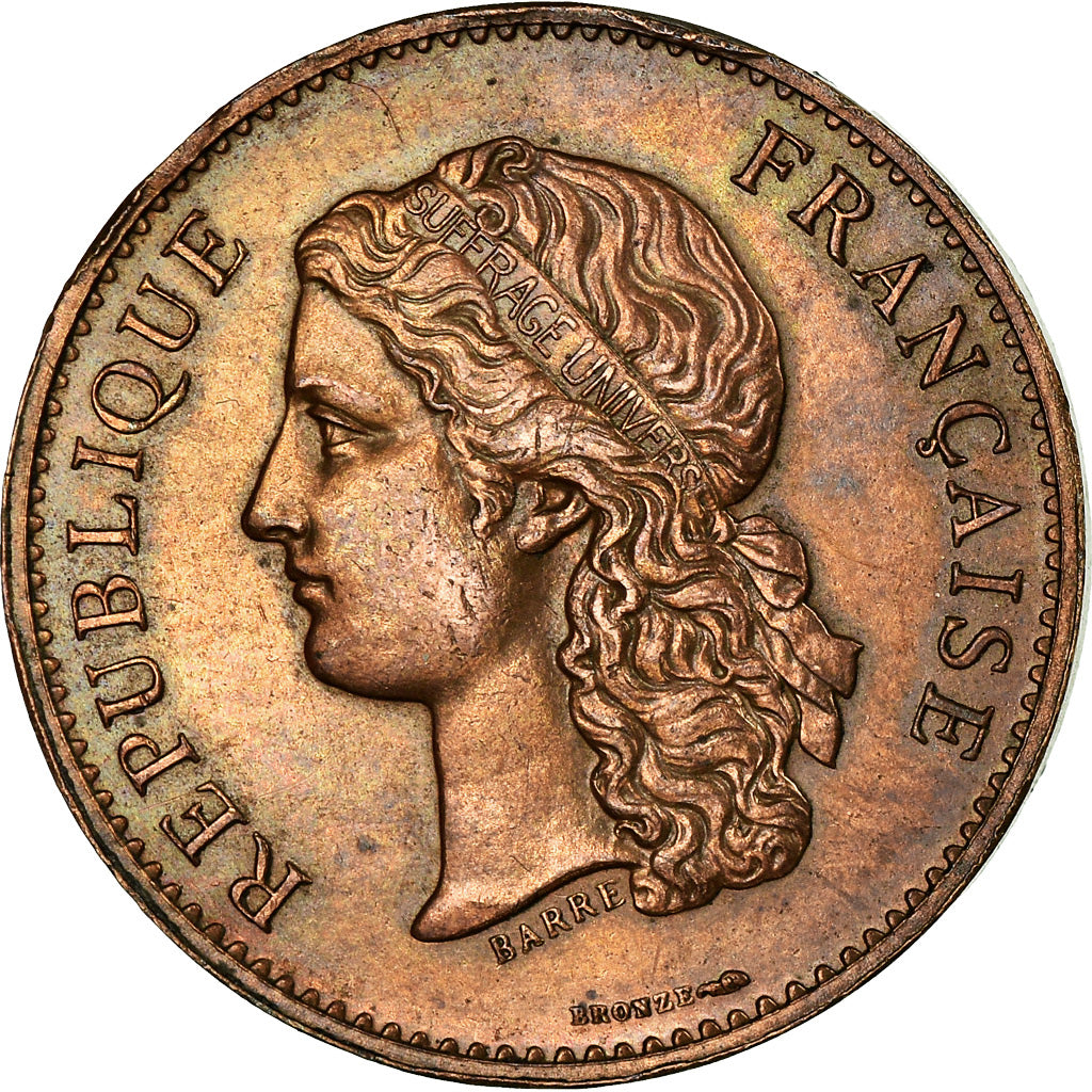 France, Medal, Exposition universelle de Paris, 1889, Barre, EF(40-45), Bronze