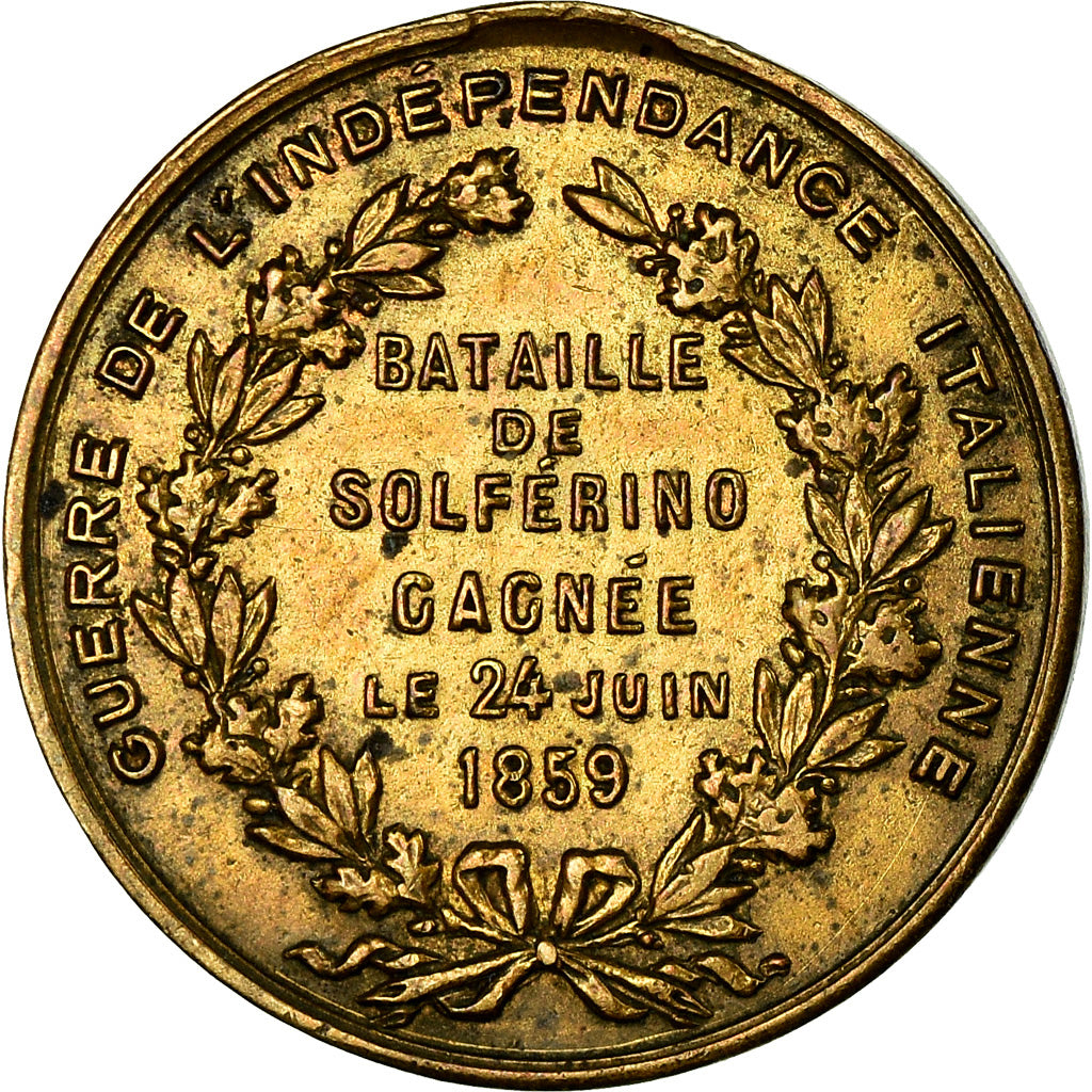 France, Médaille, Napoléon III, Bataille de Solférino, History, 1859, SUP