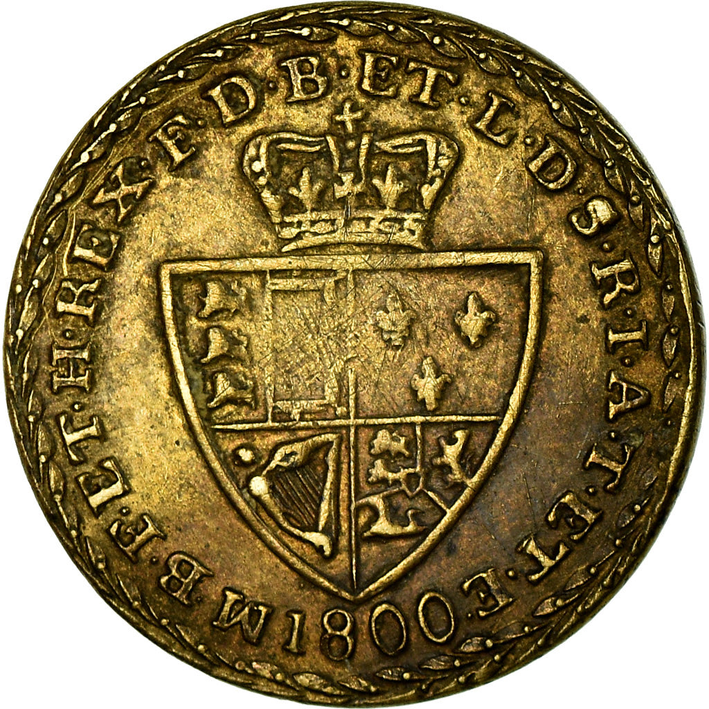 United Kingdom , Jeton, Georges IIII, History, 1800, TTB+, Laiton