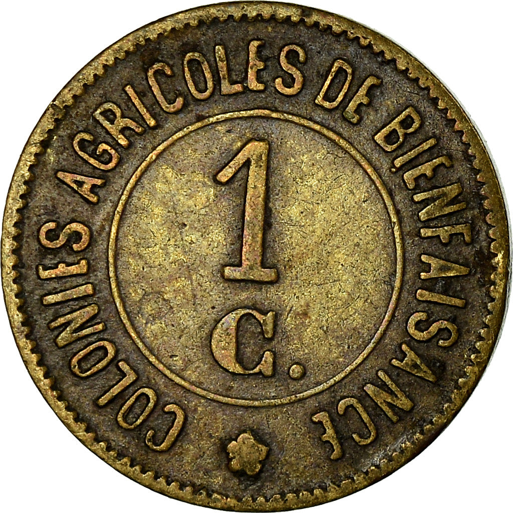 France, Token, Nécessité, Colonies Agricoles de Bienfaisance, AU(50-53)