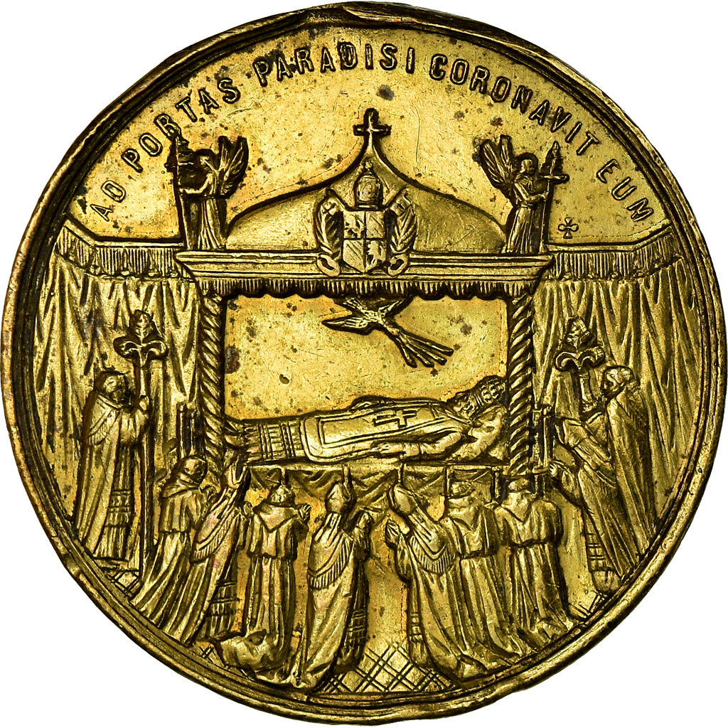 Vatican, Medal, Mort du Pape Pie IX, Religions & beliefs, 1878, EF(40-45)