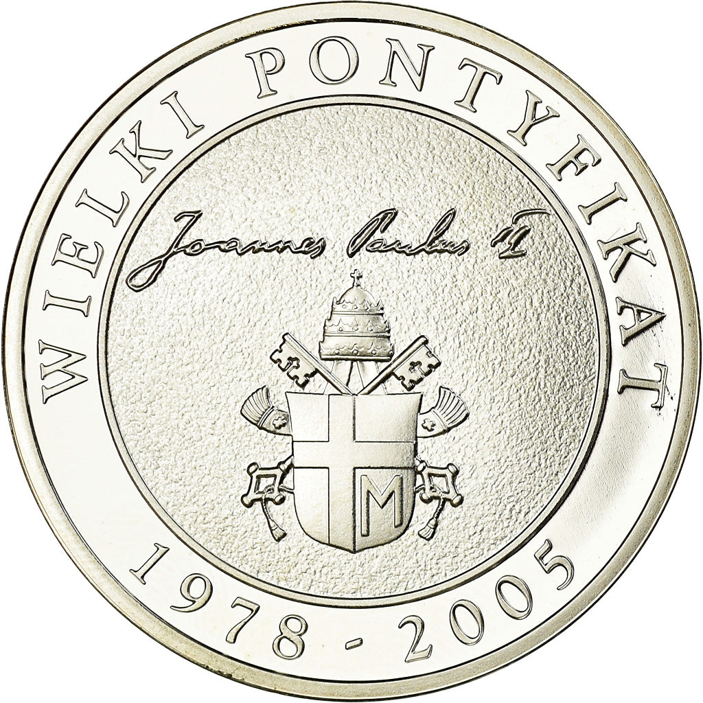 Vatican, Medal, Jean-Paul II, Religions & beliefs, 2005, MS(65-70), Silver